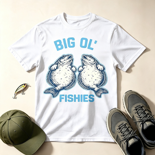 Big Ol' Fishies T-Shirt – Funny Fishing Graphic Tee