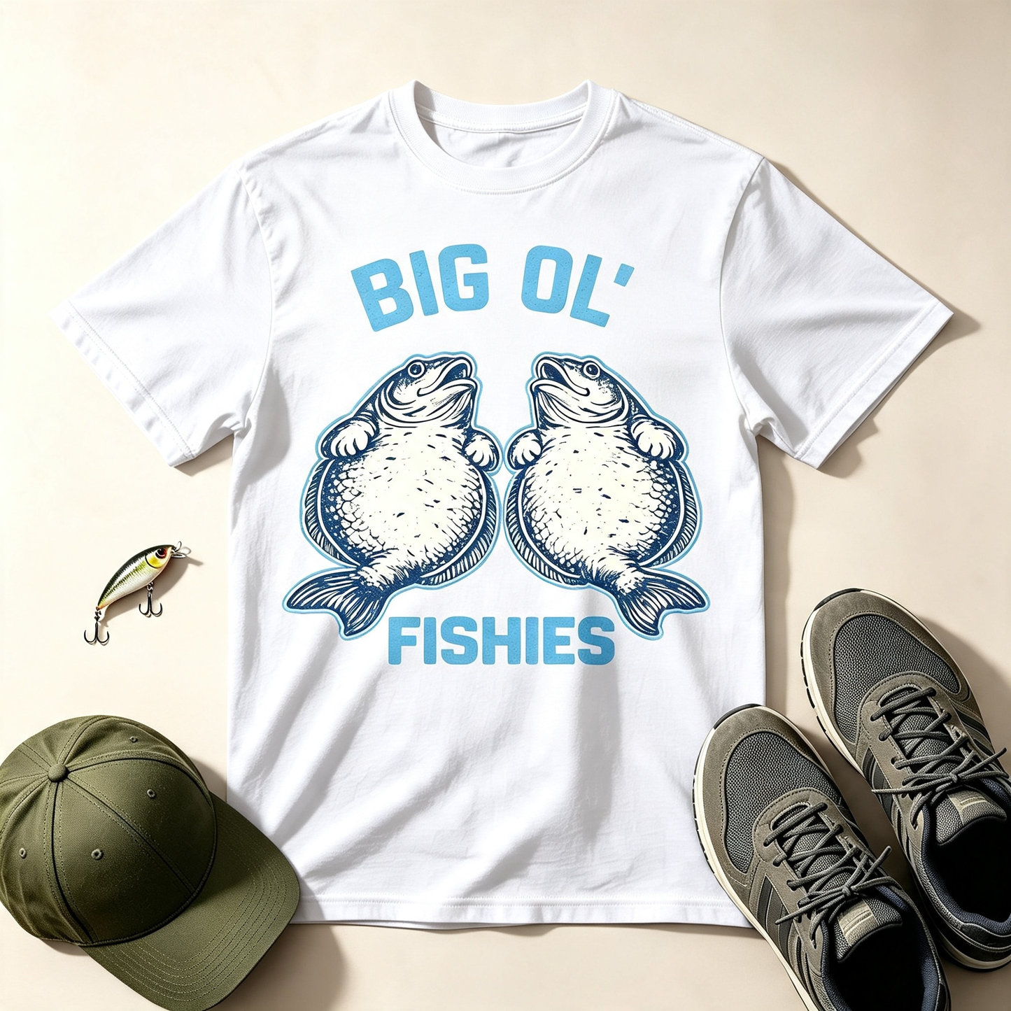 Big Ol' Fishies T-Shirt – Funny Fishing Graphic Tee