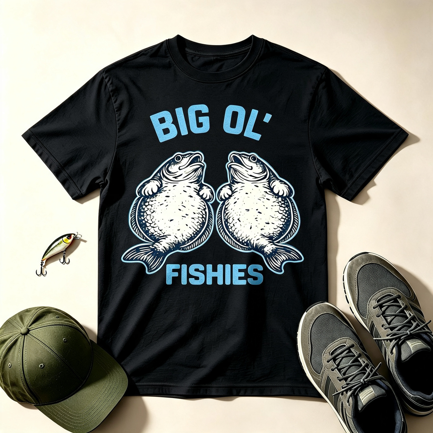 Big Ol' Fishies T-Shirt – Funny Fishing Graphic Tee