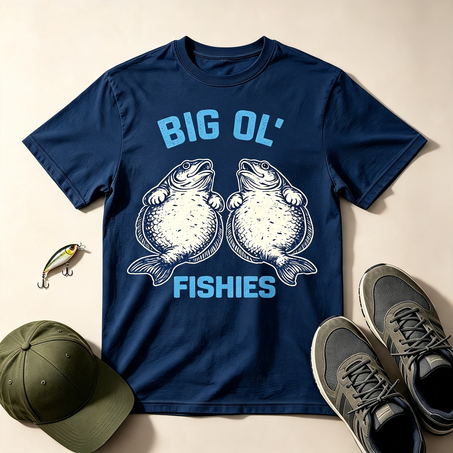 Big Ol' Fishies T-Shirt – Funny Fishing Graphic Tee