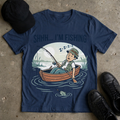 Fishing T-Shirt — "Shhh... I'm Fishing" Relaxed Boat Angler Tee
