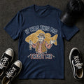 Fishing T-Shirt — "It Was This Big, Trust Me" Vintage Fisherman Tee