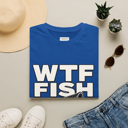 WTF Fish T-Shirt — Funny Retro Fishing Graphic Tee for Anglers